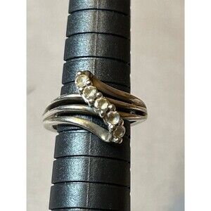 Sterling Silver Ring Stamped SUN 925 Size 4.5